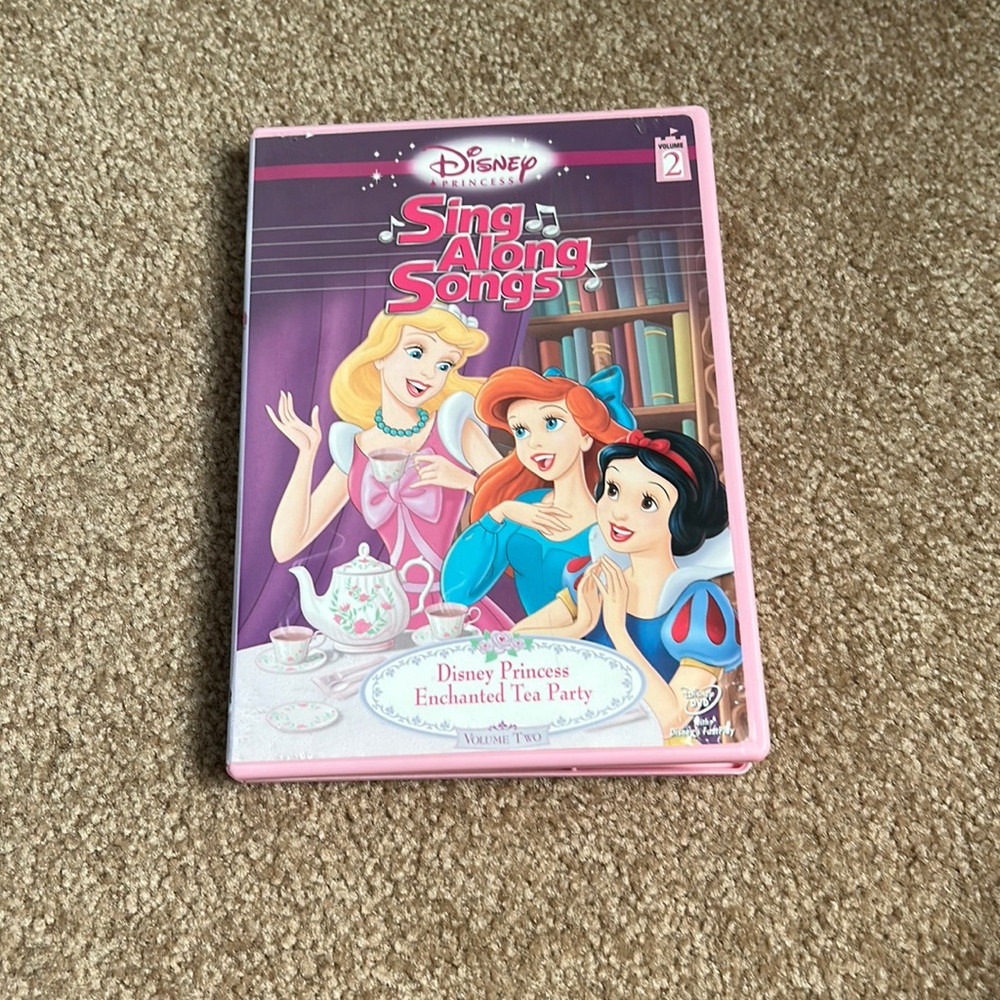 Disney princesses, sing along songs DVD
